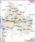 Dharmapuri District Map