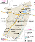 Theni District Map
