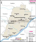 Ariyalur Road Map