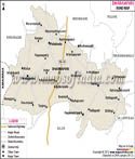 Dharmapuri Road Map