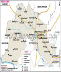 Krishnagiri Road Map