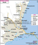 Ramanathapuram Road Map