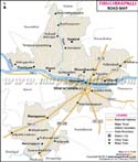 Tiruchirappalli Road Map