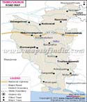 Tiruvarur Road Map