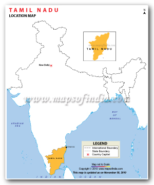 Tamil Nadu Map