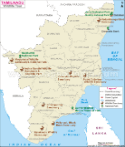 Tamil Nadu Wildlife Map