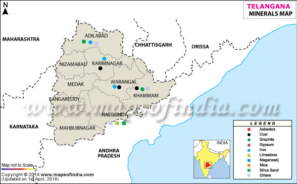  Agriculture Map of Telangana