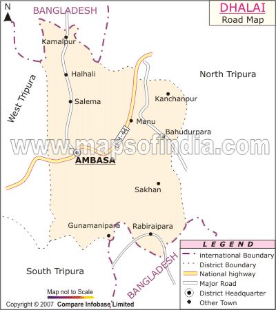 Dhalai Road Map