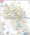 Nainital District Map