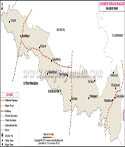 Udham Singh Nagar Railway Map
