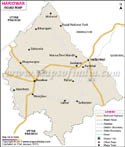 Haridwar Road Map