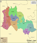 Almora Tehsil Map