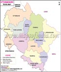 Uttaranchal Tehsil Map