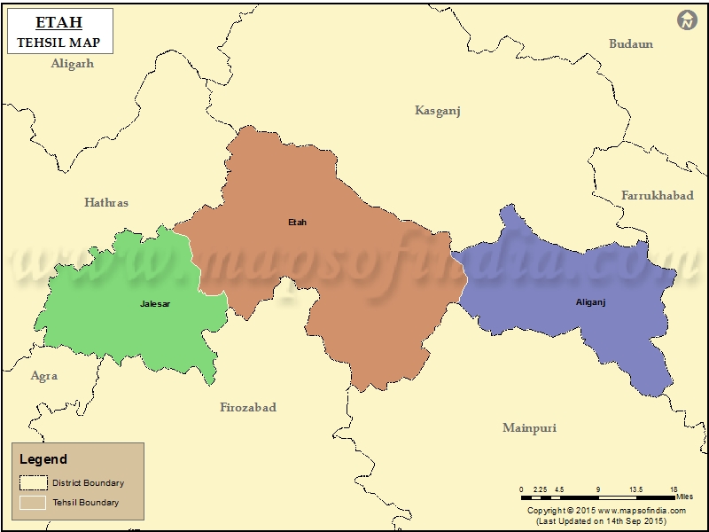Etah Map