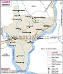 Haora District Map