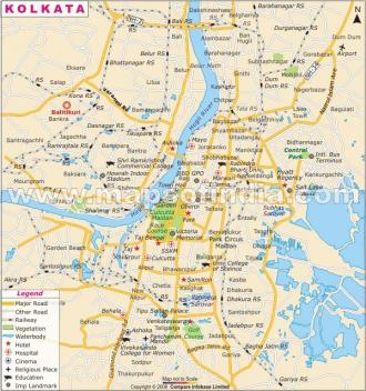 Kolkata Map
