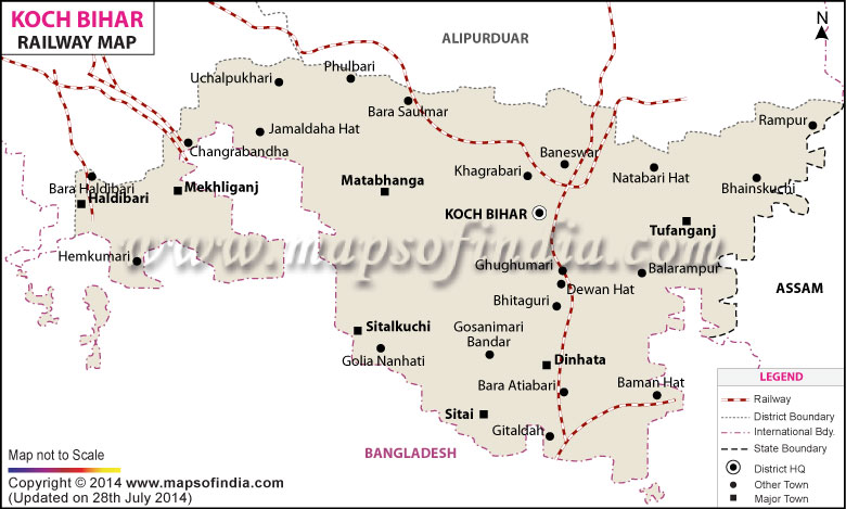 Bihar Rail Map