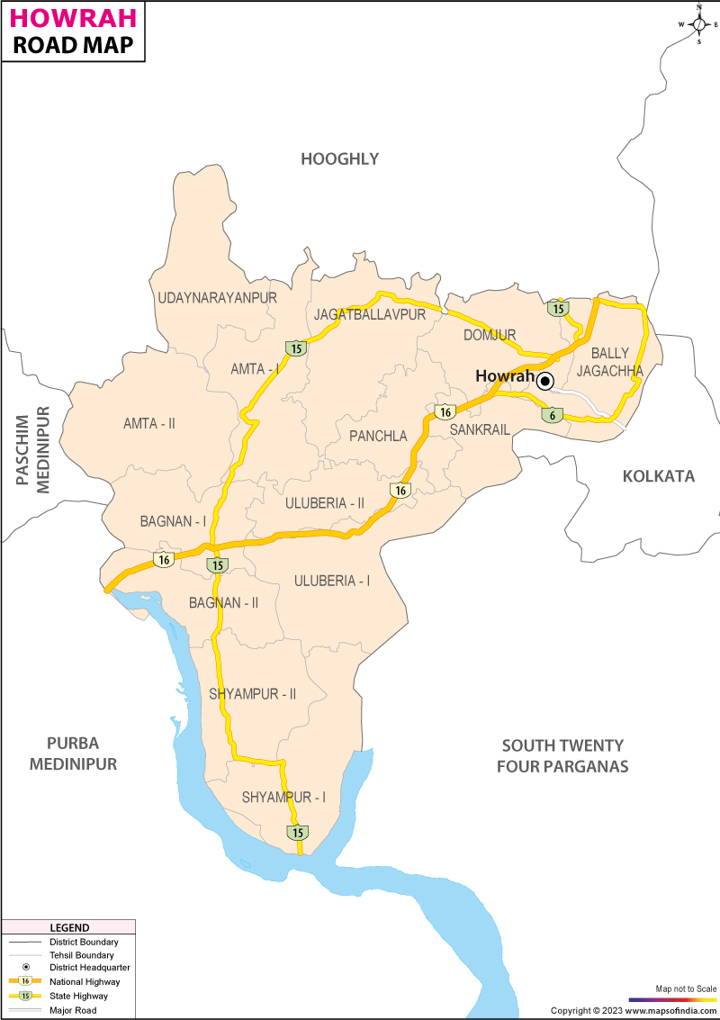 Road Map of Haora