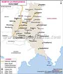 North 24 Parganas Road Map