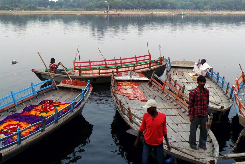 Boats at Vishram Ghat