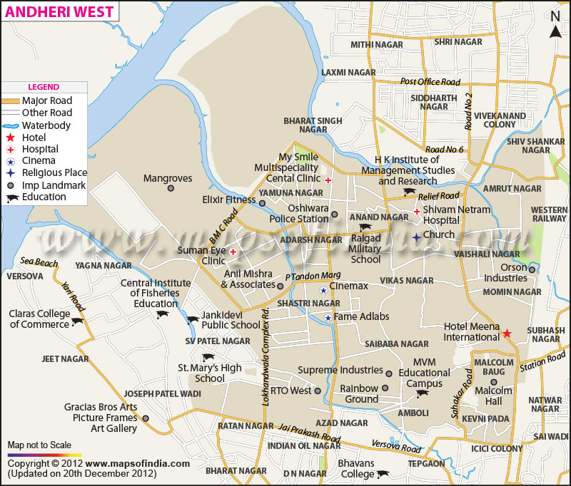 Locality Map of Andheri West