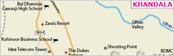 Location of Khandala Location of Khandala