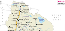 Location of Kullu Location of Kullu