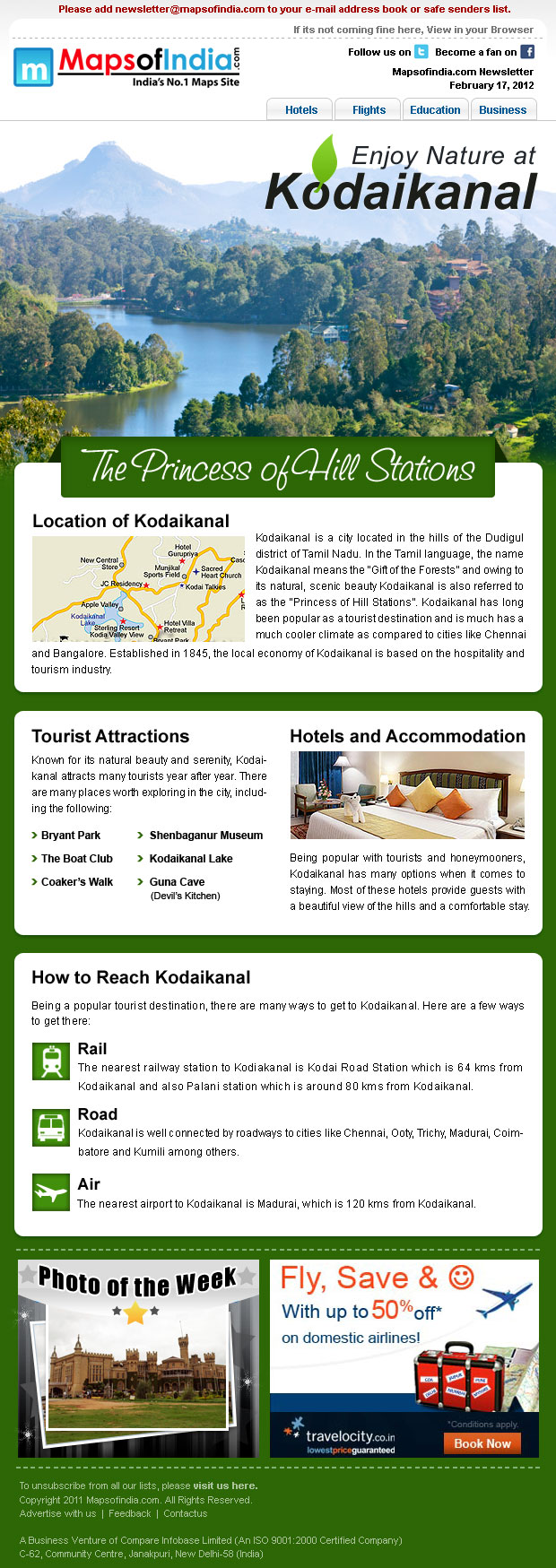 Enjoy Nature at Kodaikanal: The Princess of Hill Stations