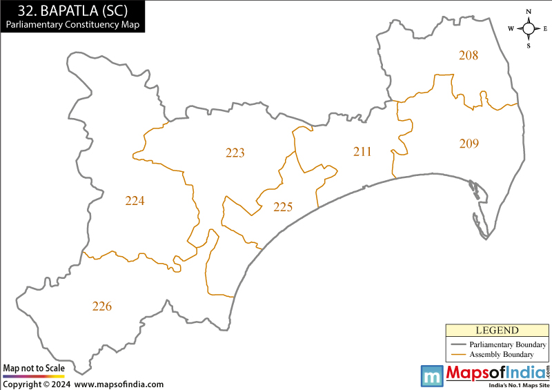 Bapatla Constituency Map