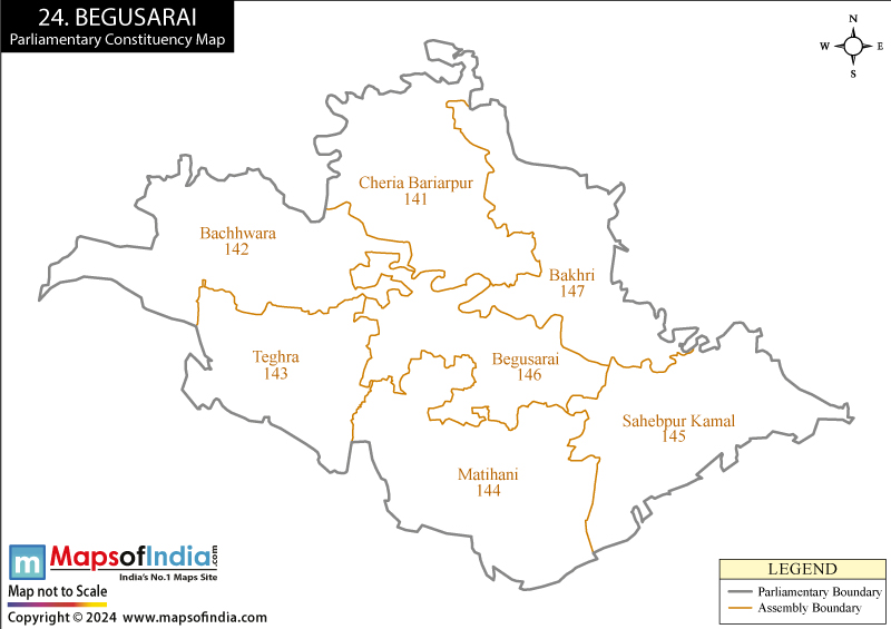 Begusarai Constituency Map