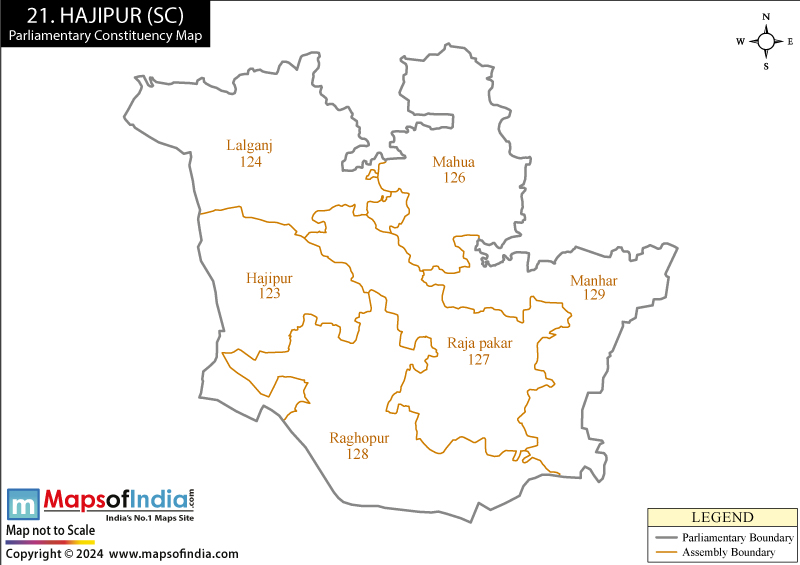 Hajipur Constituency Map