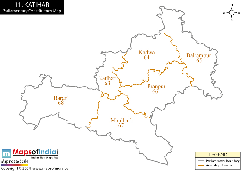 Katihar Constituency Map