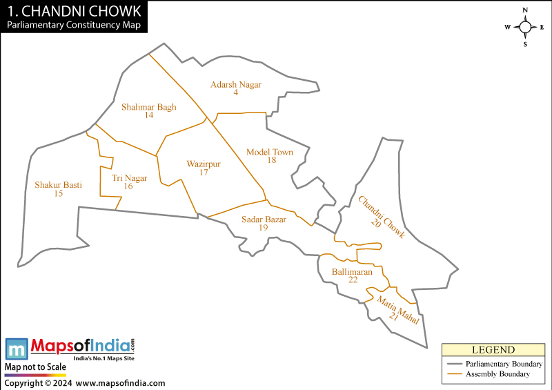 Chandni Chowk Parliamentary Constituencies