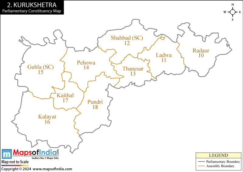 Kurukshetra Constituency Map