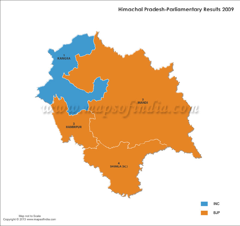 Himachal Pradesh Parliamentary Constituencies