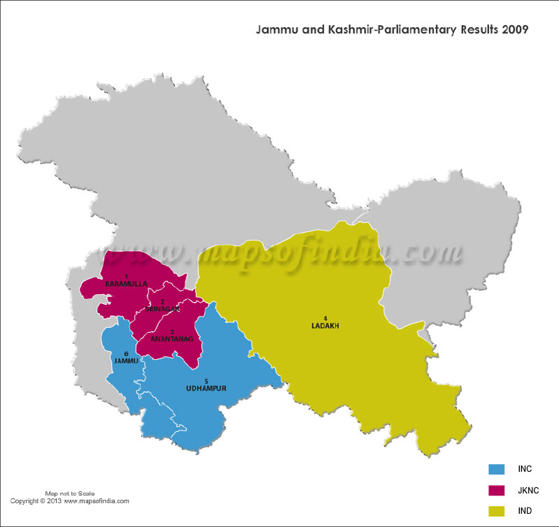 Jammu & Kashmir Parliamentary Constituencies