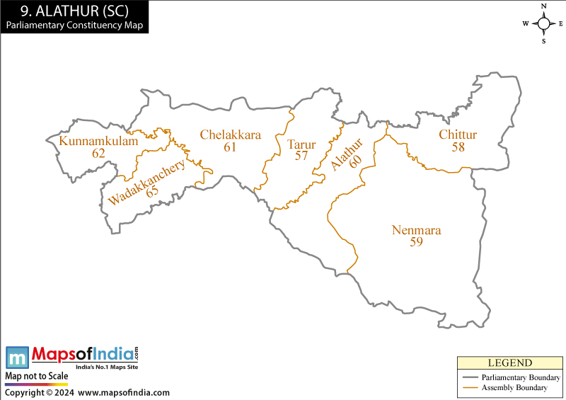 Alathur Constituency Map