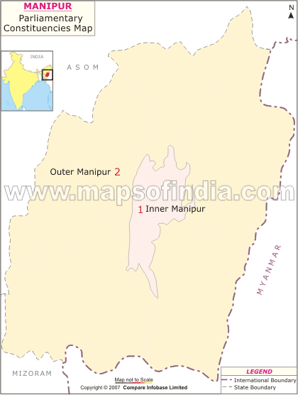 Manipur Parliamentary Constituency Map
