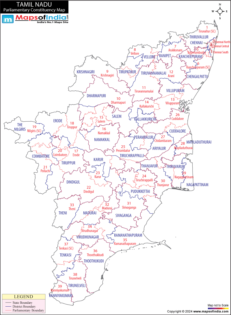 Tamilnadu Parliamentary Constituencies
