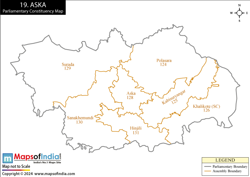 Aska Constituency Map