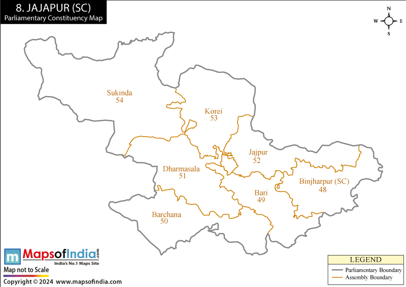 Jajpur Constituency Map