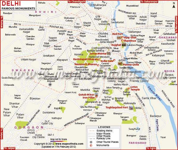 Famous Monuments in Delhi