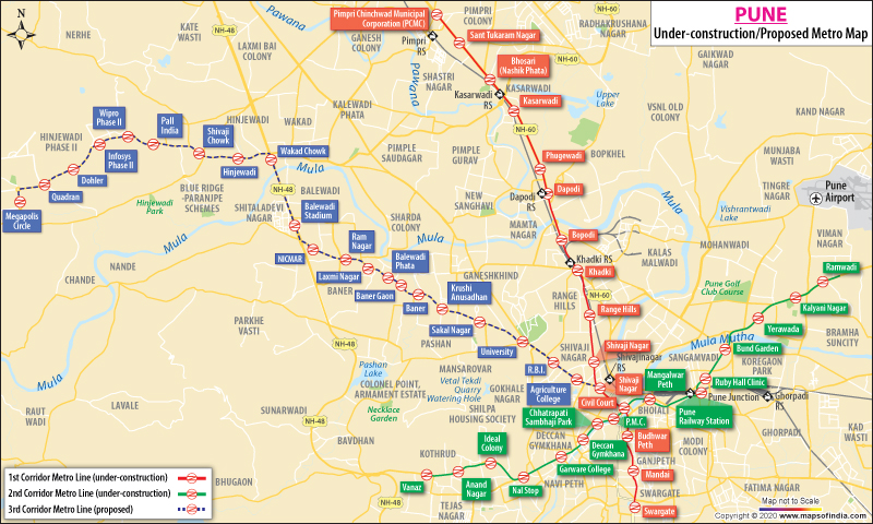 Metro Map of Pune