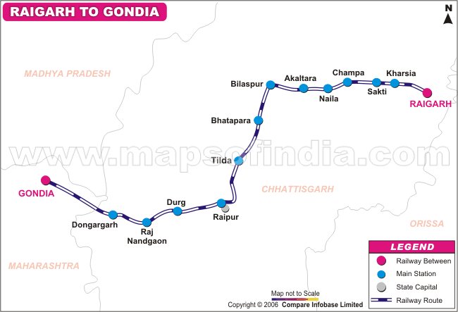 Raigarh to Gondia