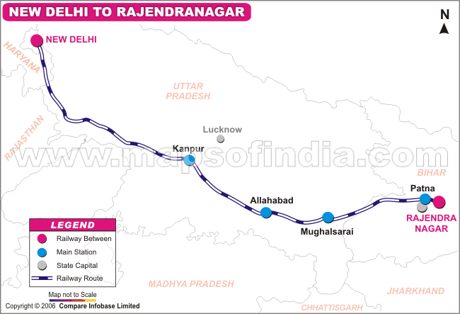 New Delhi to Rajendranagar