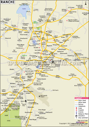 Ranchi City Map