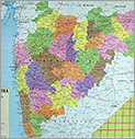 Maharashtra political map