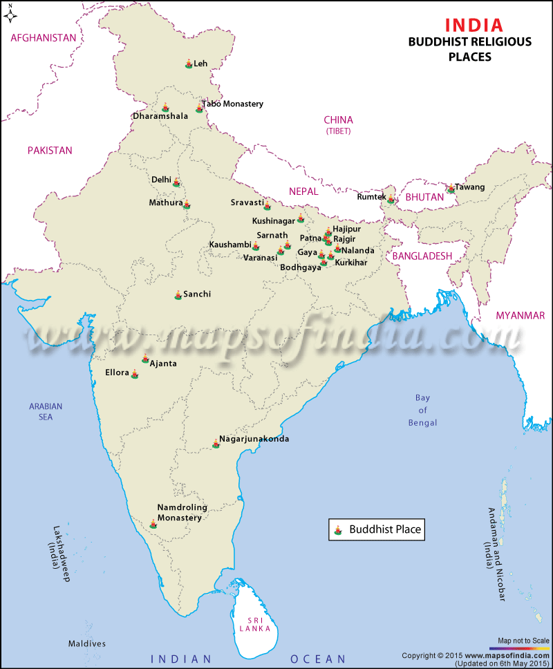 Buddhist Pilgrimage Locations of India