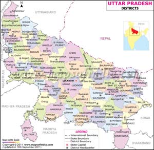Uttar Pradesh Map