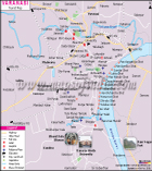 Varanasi Tourist Map